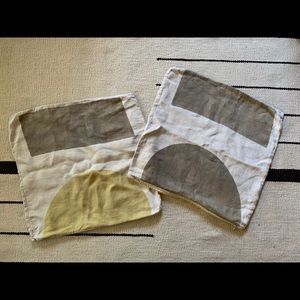 Block Shop Textiles 18”x18” dot dash pillow cases